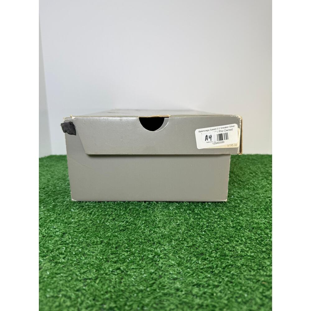 WMNS Balenciaga Speed 2.0 Sneaker Silver SZ 37 US7 - Picture 9 of 10